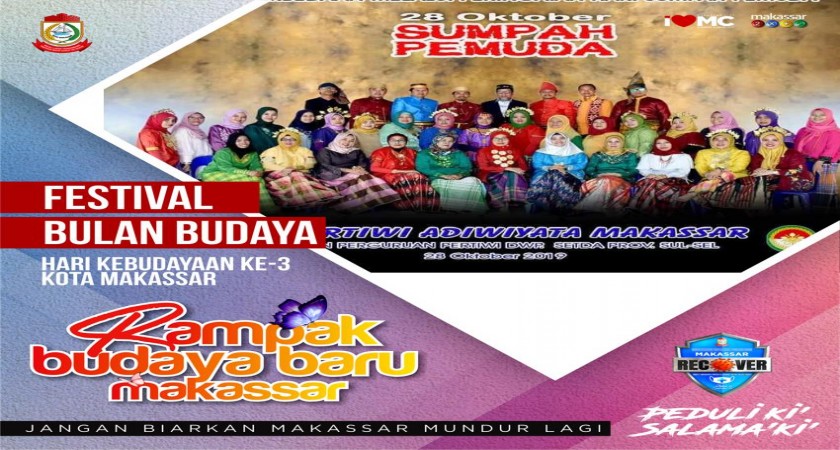 Peringati Hari Kebudayaan Kota Makassar yang Ke-3 Tahun 2021